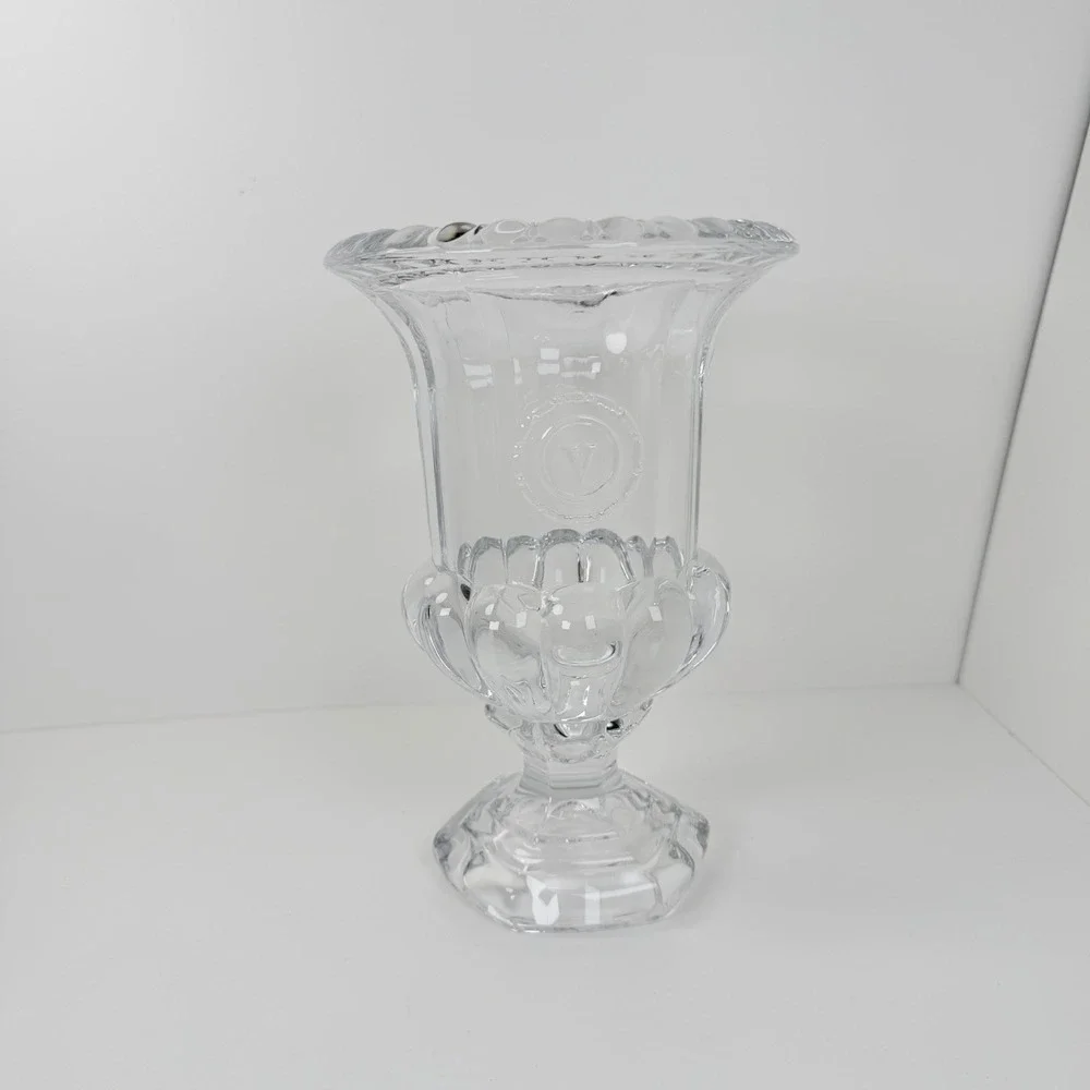 Vintage Summit Glass Co Clear Urn Vase 9